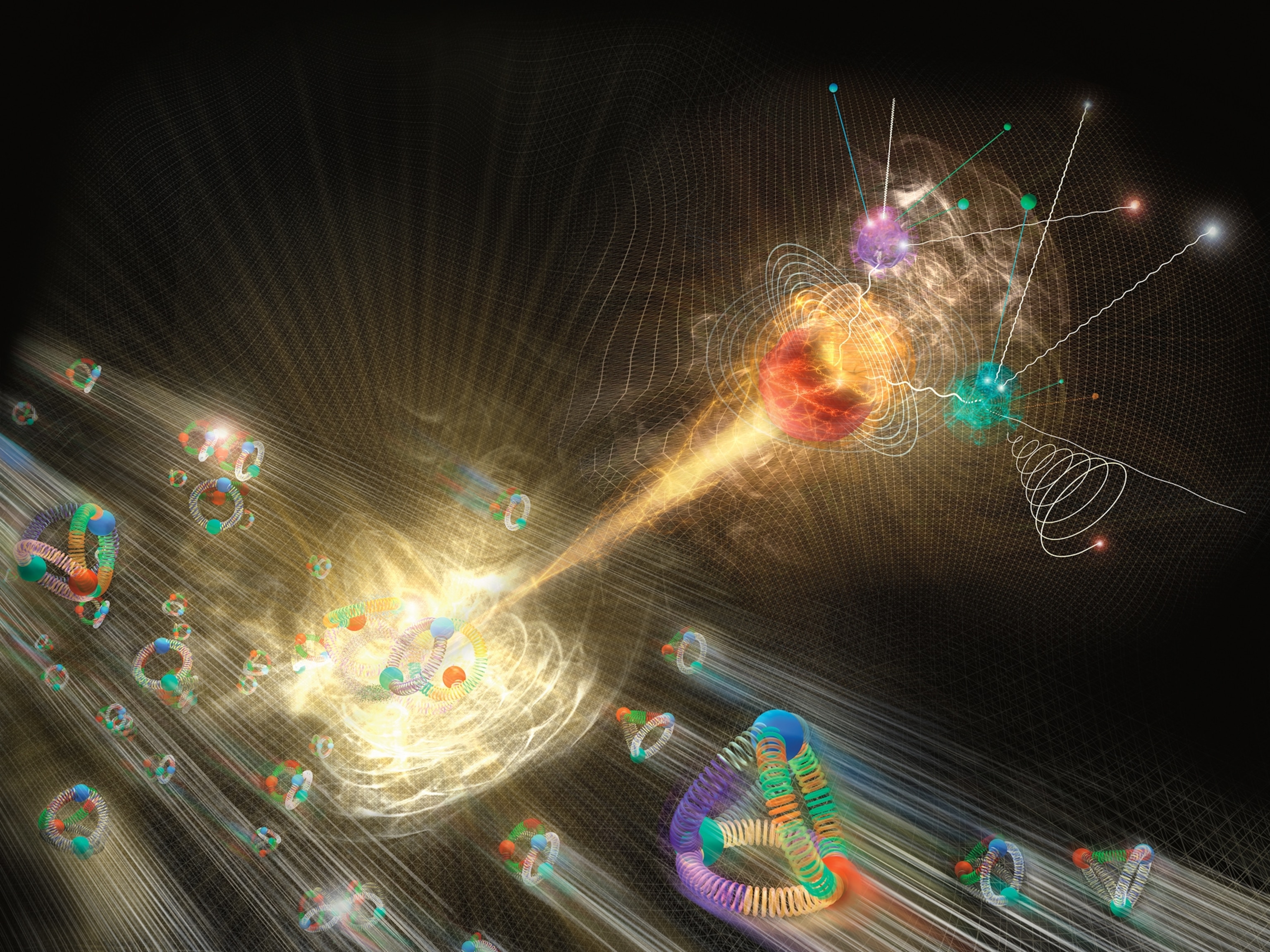 Higgs Boson Particle Wallpaper